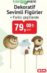 Gardenware Dekoratif Sevimli Figürler