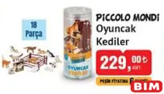 Piccolo Mondi Oyuncak Kediler 18 Parça