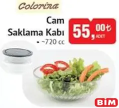 Colorina Cam Saklama Kabı 720 cc