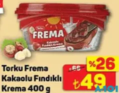 Torku Frema Kakaolu Fındıklı Krema 400 g