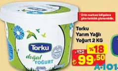 Torku Yarım Yağlı Yoğurt 2 kg