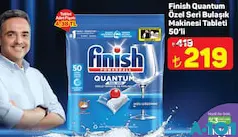 Finish Quantum Özel Seri Bulaşık Makinesi Tableti 50'li