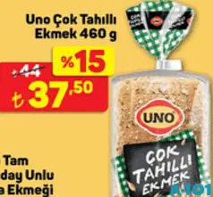 Uno Çok Tahıllı Ekmek 460 g