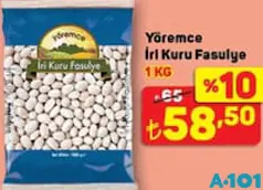 Yöremce İri Kuru Fasulye 1 kg