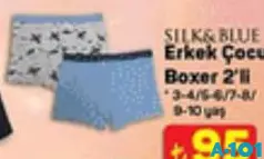 Silk&Blue Erkek Çocuk Boxer 2'li