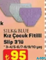 Silk&Blue Kız Çocuk Fitilli Slip Külot 3'lü