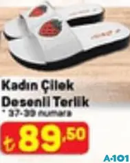 Juno Kadın Çilek Desenli Terlik