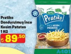 Pratiko Dondurulmuş İnce Kesim Patates 1 kg