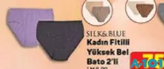 Silk&Blue Kadın Fitilli Yüksek Bel Bato Külot 2'li