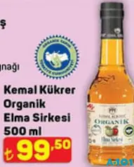 Kemal Kükrer Organik Elma Sirkesi 500 ml