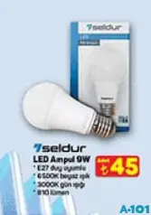 Seldur Led Ampul 9 W