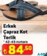 Erkek Çapraz Kot Terlik