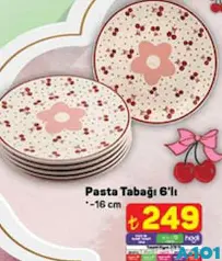 Lav Pasta Tabağı 6'lı 16 cm