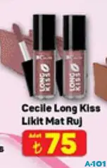 Cecile Long Kiss Likit Mat Ruj