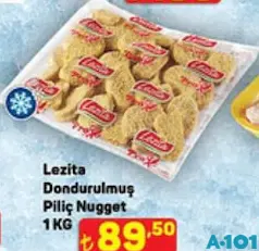 Lezita Dondurulmuş Piliç Nugget 1 kg