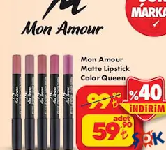 Mon Amour Matte Lipstcik Color Queen