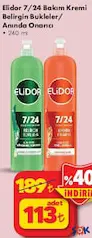 Elidor 7/24 Bakım Kremi/Belirgin Bukleler/Anında Onarıcı 240 ml