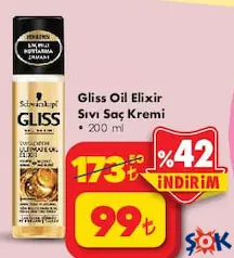 Gliss Oil Elixir Sıvı Saç Kremi 200 ml