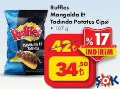 Ruffles Mangalda Et Tadında Patates Cipsi 107 g