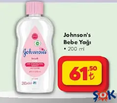 Johnson's Bebe Yağı 200 ml