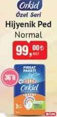 Orkid Hijyenik Ped Normal 36'lı