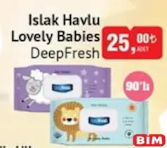 DeepFresh Islak Havlu Lovely Babies 90'lı