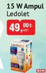 Ledolet 15 W Ampul