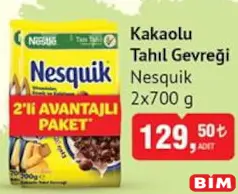 Nesquik Kakaolu Tahıl Gevreği 2x700 g