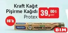 Protex Kraft Kağıt Pişirme Kağıdı 16'lı