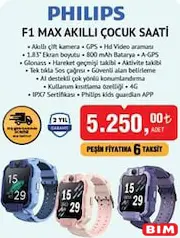 Philips F1 Max Akıllı Çocuk Saati