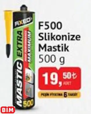 Sgs F500 Slikonize Mastik