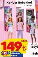 Barbie Kariyer Bebekleri Oyuncak