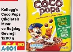 Kellogg’s Coco Pops çikolatalı mısır ve buğday gevreği
