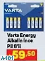 Varta İnce Pil 8'Li